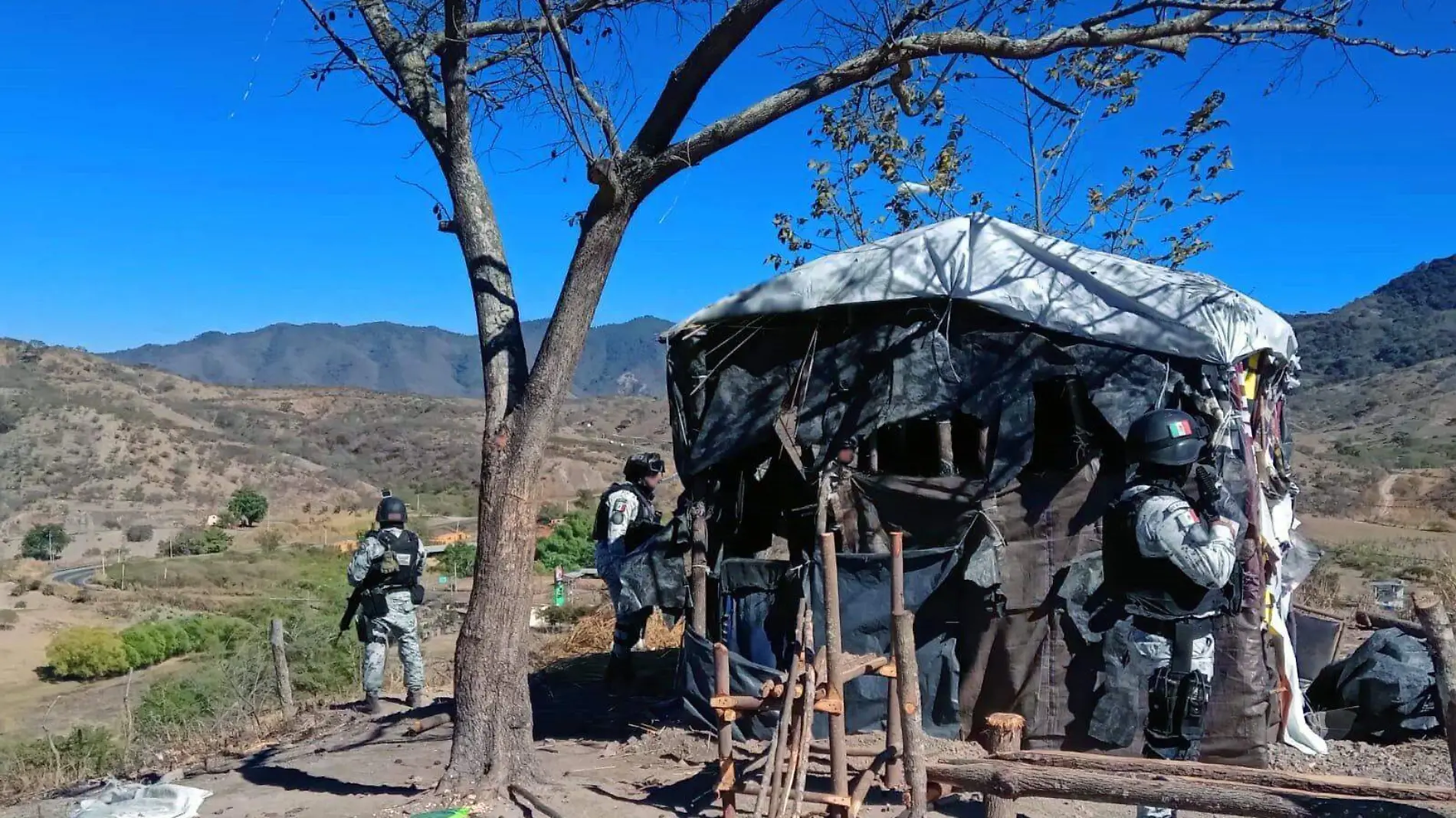 ampamento clandestino en Zapotlán del Rey-1